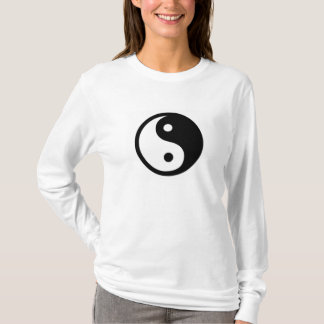 Yin Yang Damen-lange Hülse T-Shirt