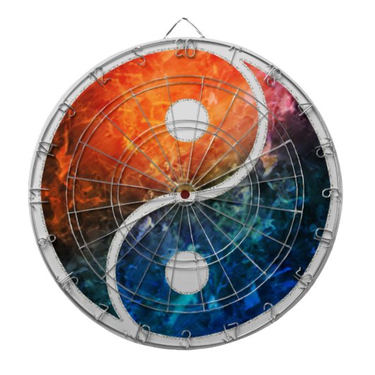 Yin Yang Dartscheibe (vorne)