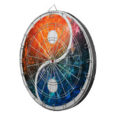 Yin Yang Dartscheibe (Vorderseite rechts)