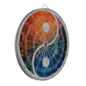 Yin Yang Dartscheibe (Vorderseite Links)