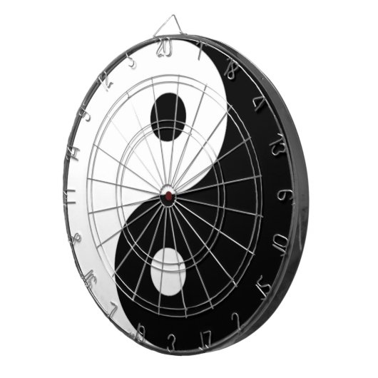 Yin Yang Dartscheibe (Vorderseite rechts)