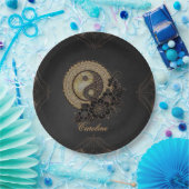 Yin Yang das Symbol für Balance Pappteller (Party)