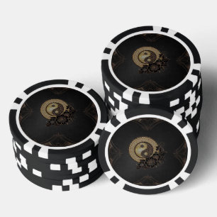 Yin Yang das Symbol für Balance Pokerchips