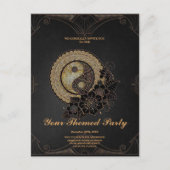 Yin Yang das Symbol für Balance Postkarte (Vorderseite)