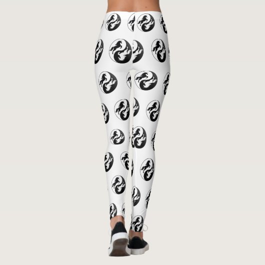 Yin Yang Dauphins Leggings (Rückseite)