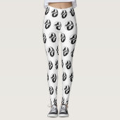 Yin Yang Dauphins Leggings (Vorderseite)