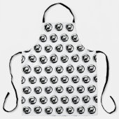 Yin Yang-Delphine Schürze (Vorderseite)