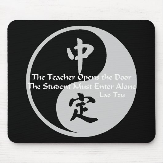 Yin Yang - der Lehrer Mousepad (Vorne)