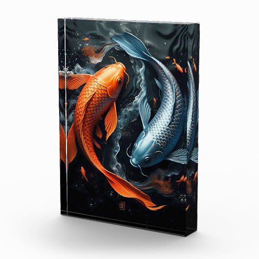 Yin & Yang: Der Tanz Kois Fotoblock (Rechts)