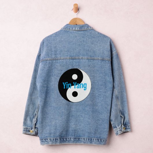 Yin Yang Design Denim Jacket Jeansjacke (Hangar)