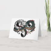 Yin Yang Design Karte (Vorderseite)