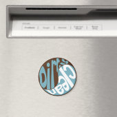 Yin Yang Dirty Clean Geschirrspüler Magnet Brown/B (In Situ (Geschirrspüler))