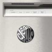 Yin Yang Dirty Clean Geschirrspüler Magnet weiß/sc (In Situ (Geschirrspüler))