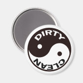 Yin Yang Dishwasher Magnet (Vorderseite/Rückseite)