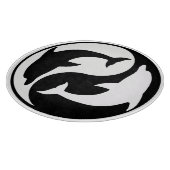Yin Yang Dolphins Cutting Board Schneidebrett (Ecke)