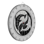 Yin Yang Dolphins Dart Board Dartscheibe (Vorderseite Links)