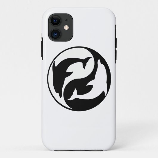 Yin Yang Dolphins iPhone 5G Fall Case-Mate iPhone Hülle (Rückseite)