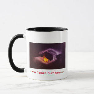 Yin-Yang Doppelflammen-Kaffee-Tasse Tasse