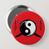 Yin Yang Double Broadsword Button (Vorne & Hinten)