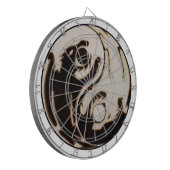 Yin Yang Double Dragon Dartscheibe (Vorderseite Links)
