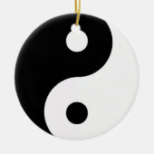 Yin Yang Double Sided Ornament Round (Vorne)