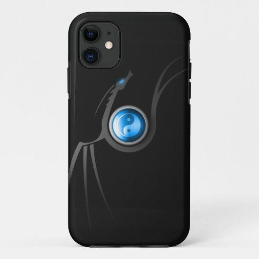 Yin Yang Drache Case-Mate iPhone Hülle (Rückseite)