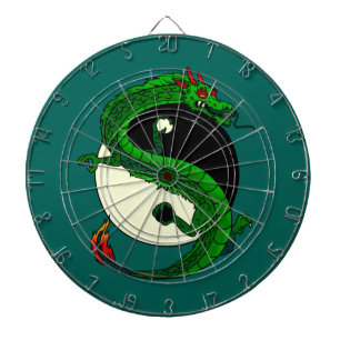 Yin Yang Drache Dartscheibe