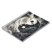 Yin-Yang-Drache Notizblock (Linke Seite)