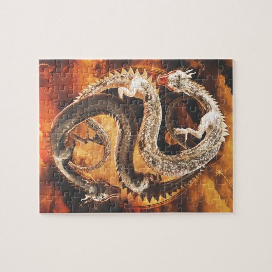 Yin Yang Drachen - Chaos Puzzle (Horizontal)