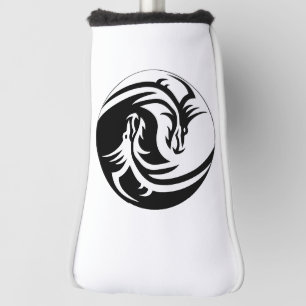 Yin-Yang-Drachen Golf Headcover
