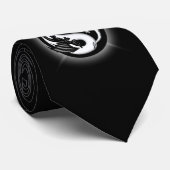 Yin Yang Drachen Krawatte (Gerollt)