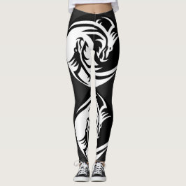 Yin Yang Drachen Leggings