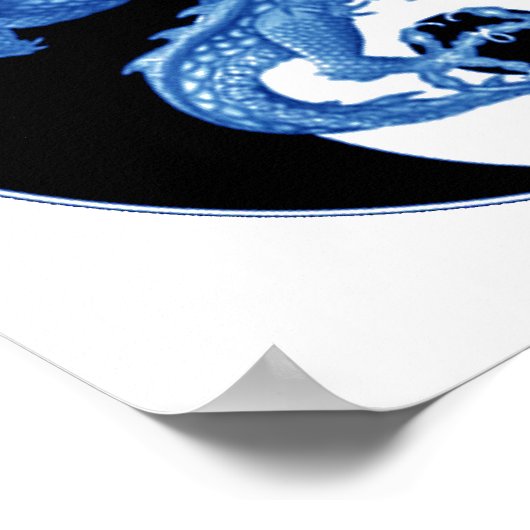 Yin Yang Dragon 2 Poster (Ecke)