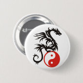 Yin & Yang Dragon Button (Vorne & Hinten)
