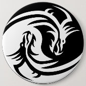 Yin Yang Dragon Button (Vorderseite)