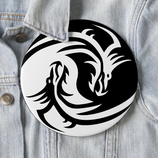Yin Yang Dragon Button (Beispiel)