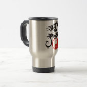Yin & Yang Dragon Reisebecher (Vorderseite Links)