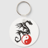 Yin & Yang Dragon Schlüsselanhänger (Vorderseite)
