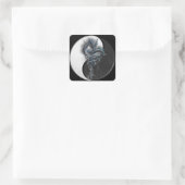 Yin Yang Dragon Sticker (Tasche)