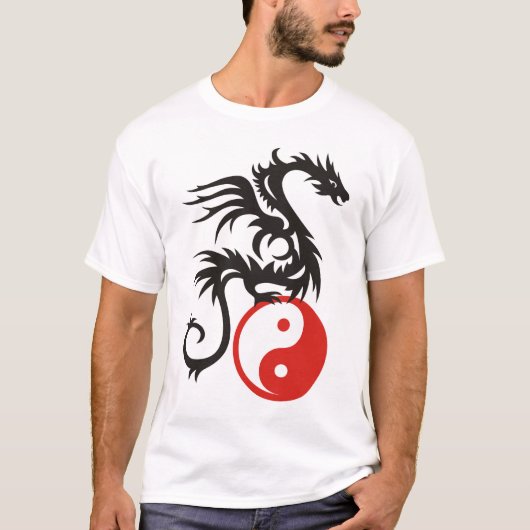 Yin & Yang Dragon T-Shirt (Vorderseite)