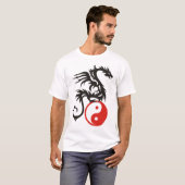 Yin & Yang Dragon T-Shirt (Vorne ganz)