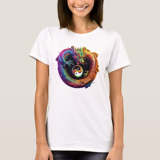 Yin Yang Dragon Women's T - Shirt (Vorderseite)