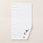 Yin Yang Dragons Badhandtuch Set (Handtuch)