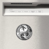 Yin Yang Dragons Magnet (In Situ (Geschirrspüler))