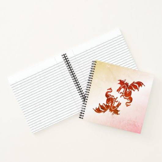 Yin Yang Dragons Notizblock (Innenseite)