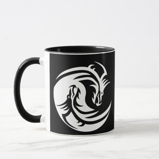Yin Yang Draons Kaffeetasse (Links)