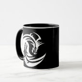 Yin Yang Draons Kaffeetasse (Vorderseite Links)