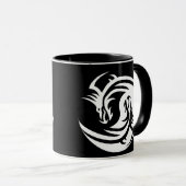 Yin Yang Draons Kaffeetasse (VorderseiteRechts)