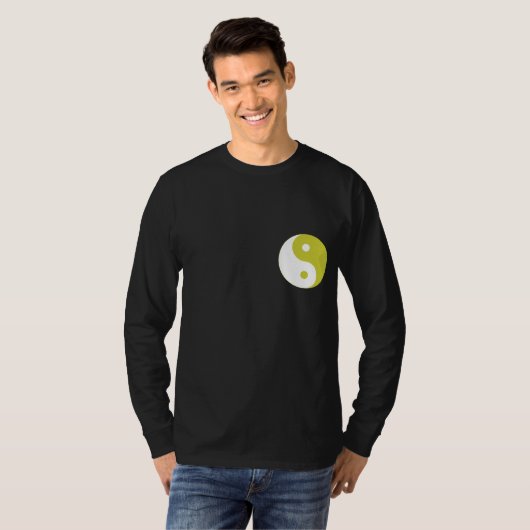 Yin Yang Dunkelheits-T - Shirt (Vorne ganz)