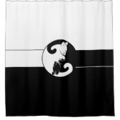Yin Yang Duschvorhang (Vorderseite)